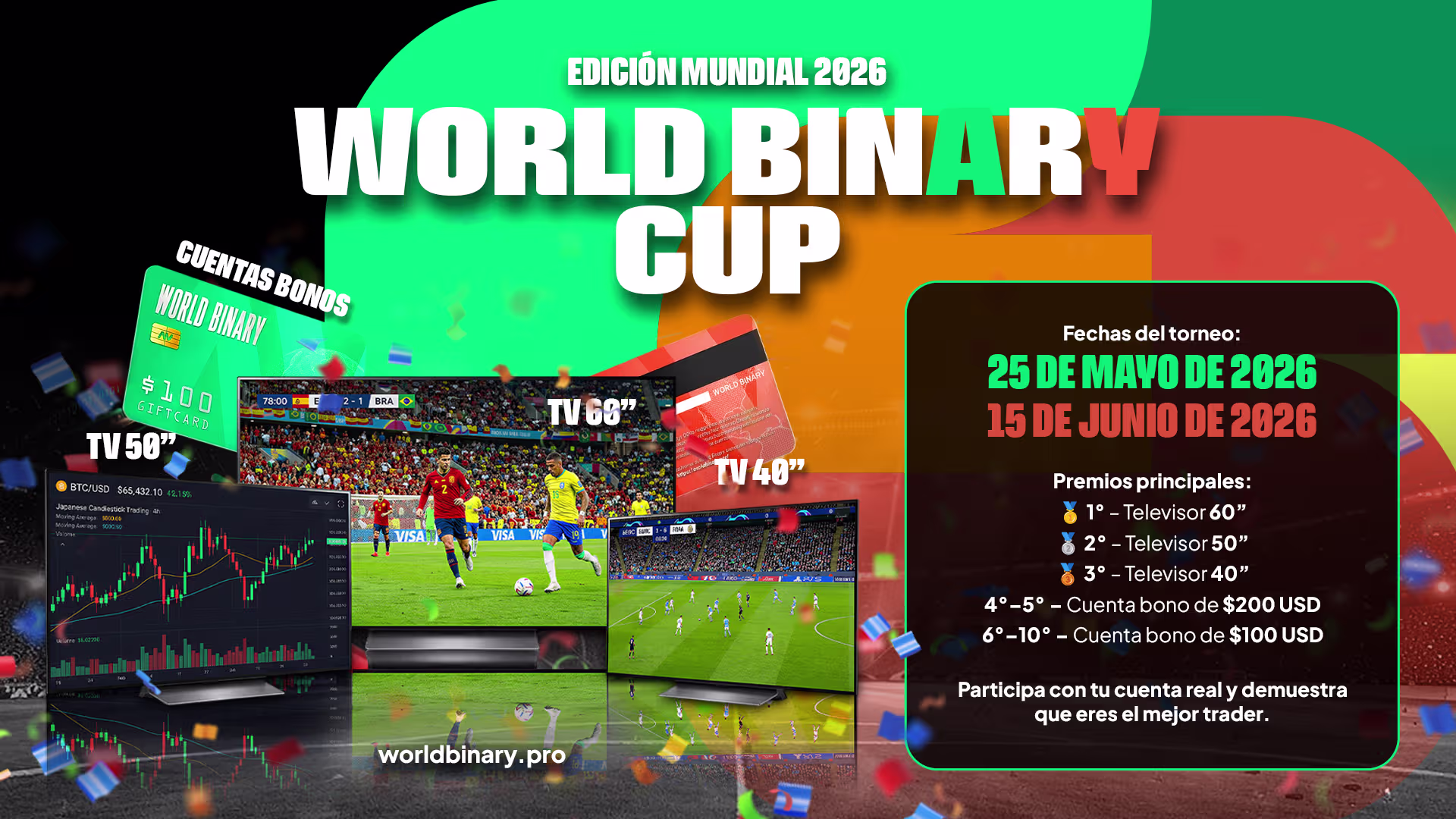 Promoción Plataforma de World Binary
